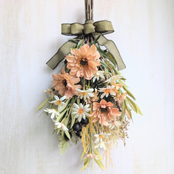 秋色のハーフリース リース estilo 通販 19677879｜Creema(クリーマ)