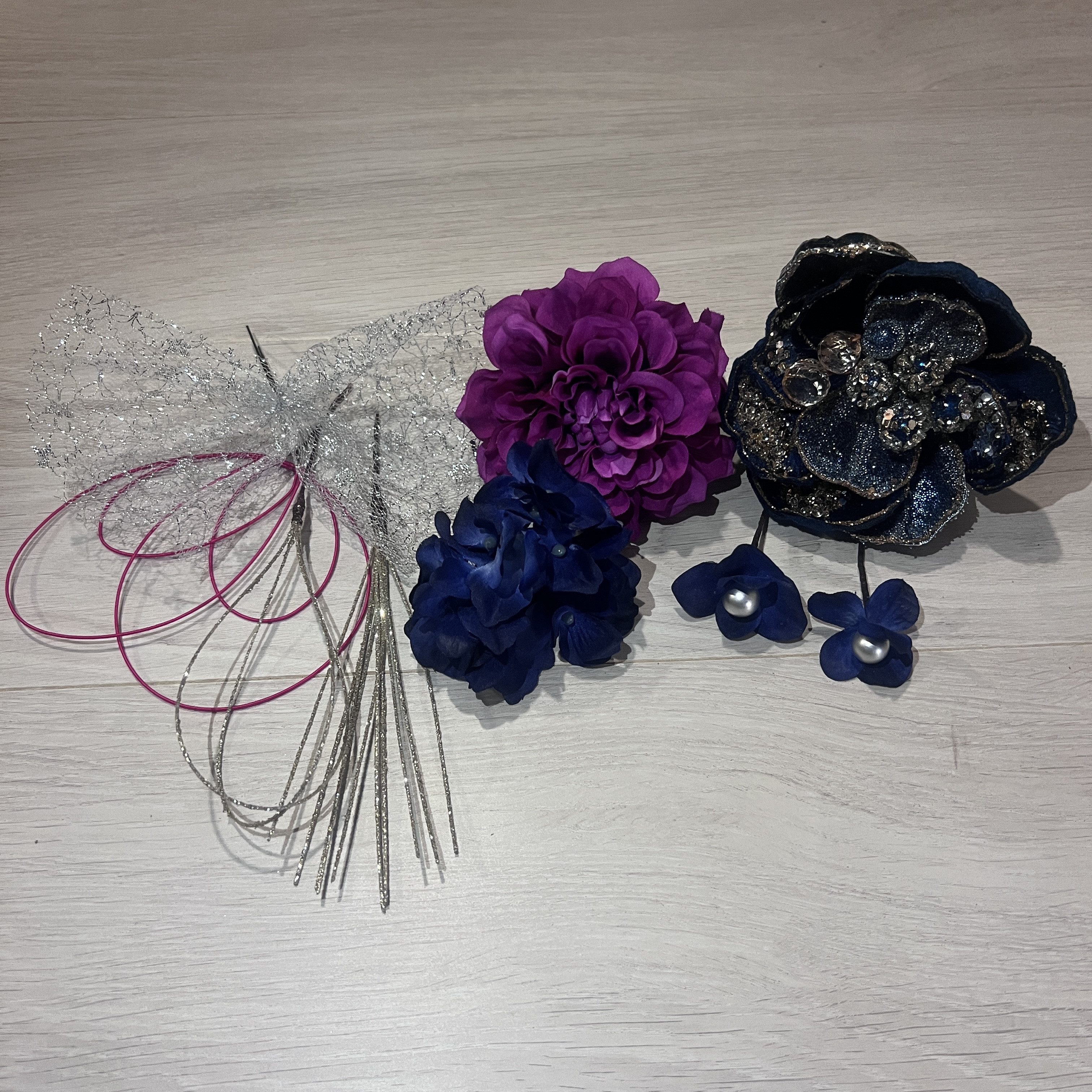 ha165 髪飾り 結婚式　卒業式　成人式 着物　振袖　色打掛　マグノリア