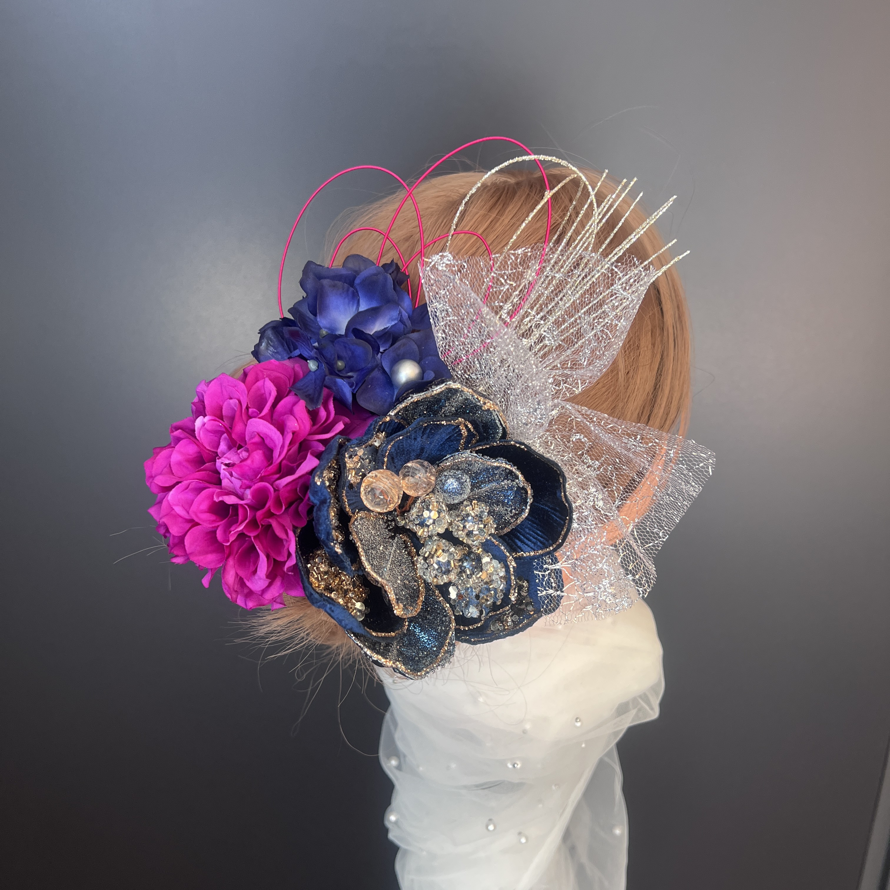 ha165 髪飾り 結婚式　卒業式　成人式 着物　振袖　色打掛　マグノリア