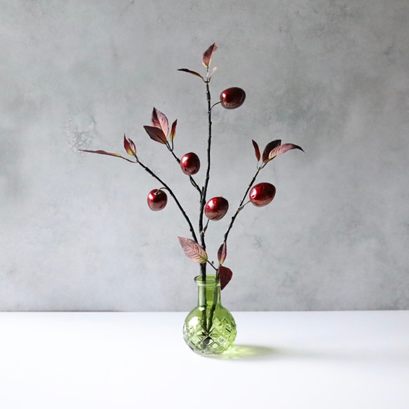 クリスマスツリー 赤い実 フェイクグリーン 卓上 小さめ 北欧