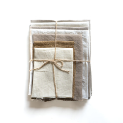 【creema限定】日本のリネン/大きなはぎれセット300ｇ以上　送料無料 1枚目の画像