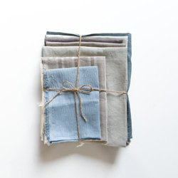 【creema限定】日本のリネン/大きなはぎれセット300ｇ以上　送料無料 1枚目の画像