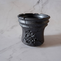 3号窯変黒棘鉢687 塊根植物 多肉植物 盆栽 植木鉢 作家鉢 沖縄