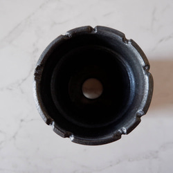 4号鉄砂黒鉢266　塊根植物　アガベ　多肉植物　盆栽　植木鉢　作家鉢　鉢皿　沖縄 5枚目の画像