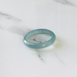 R300-0136］ ジェイド JADE ヒスイ 本翡翠 くりぬき リング 天然石