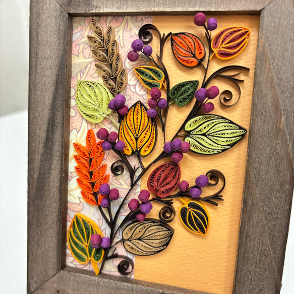 ペーパークイリングキット　Autumn leaves 2枚目の画像