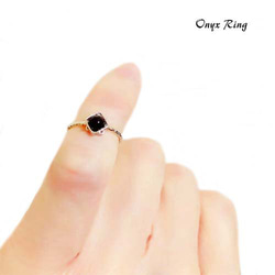 菫青小花～アイオライトピンキーリング～ 指輪・リング Sherry Rune