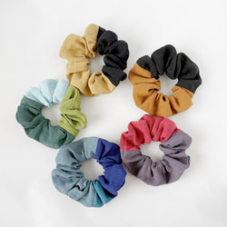 １点物☆ベルギーリネンのシュシュ☆ 1枚目の画像