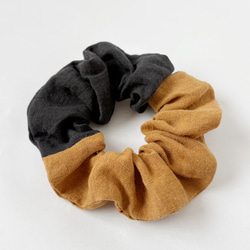 １点物☆ベルギーリネンのシュシュ☆ 6枚目の画像