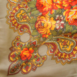 【お取り寄せ】フラワースカーフ 2枚目の画像