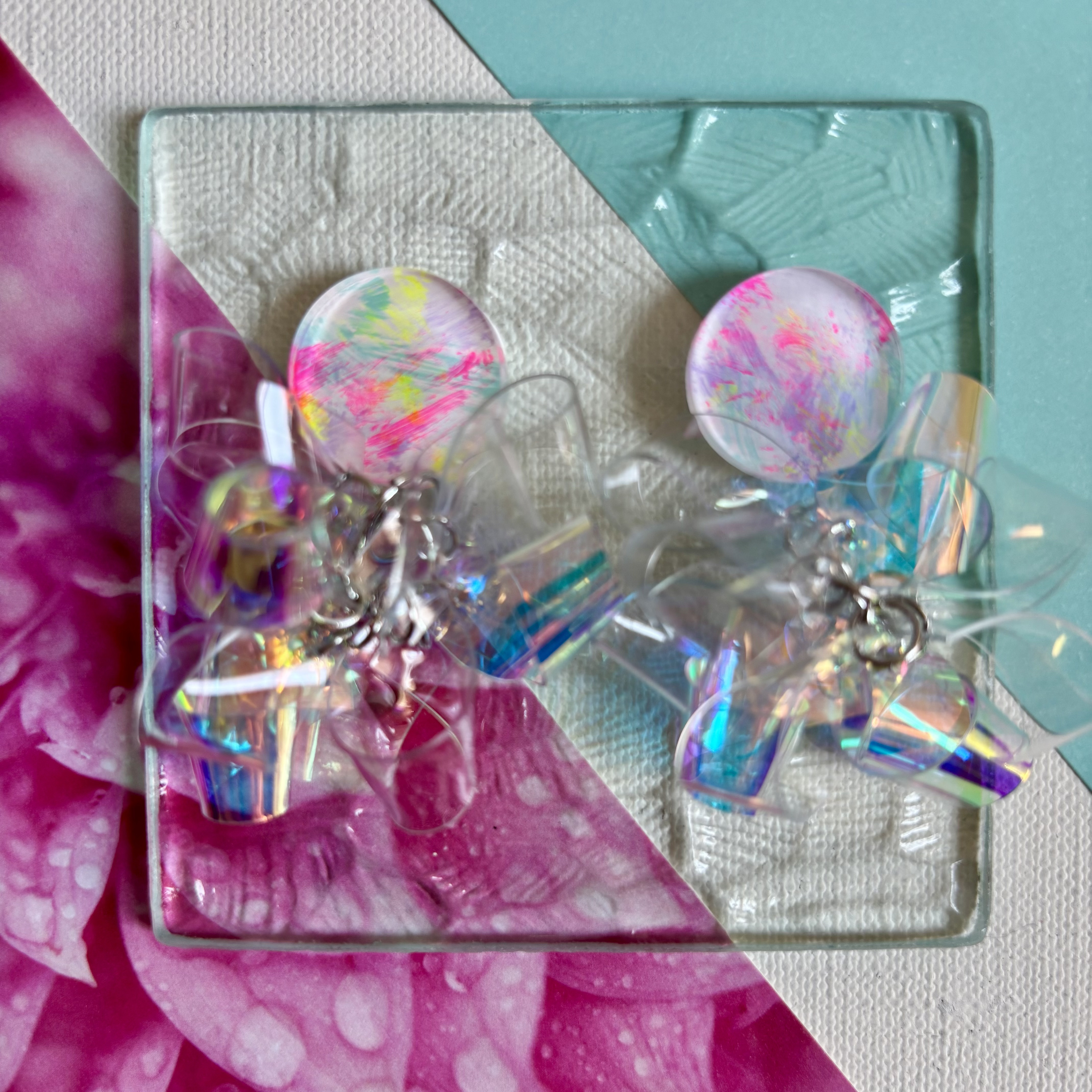 summer party clear set/2wayピアスorイヤリング