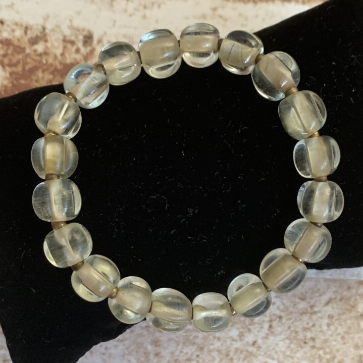 おもちゃ箱的ブレスレット（アンティークみかん玉）