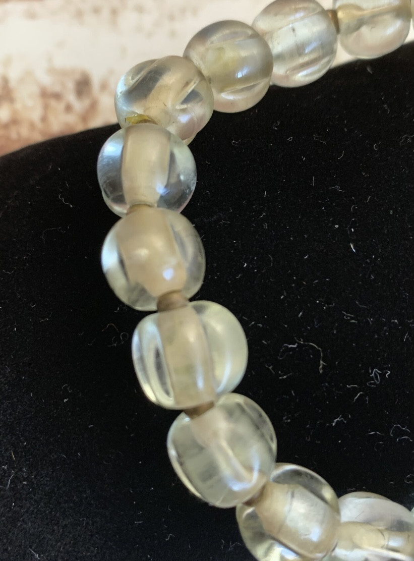 おもちゃ箱的ブレスレット（アンティークみかん玉）