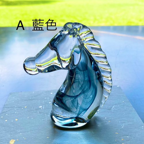 手作りガラスの馬 2026 干支の置物 その他置物 ガラス日和 通販