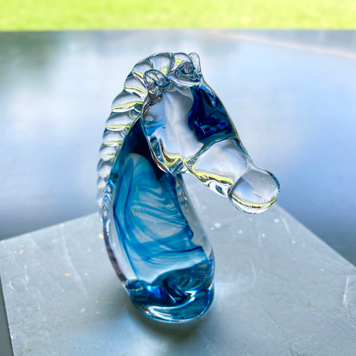 手作りガラスの馬 2026 干支の置物 その他置物 ガラス日和 通販