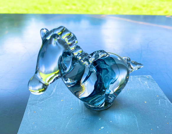 手作りガラスの馬　2026 干支の置物 7枚目の画像