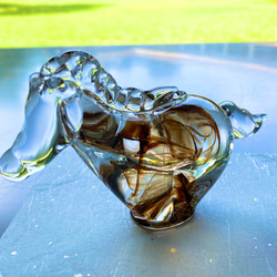 手作りガラスの馬　2026 干支の置物 4枚目の画像