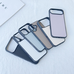 シンプル iPhone 17 17Pro 17Air ケース 耐衝撃 スマホケース アイフォンケース くすみカラー 4枚目の画像