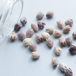 ビーズ刺繍カボション】ビーズ刺繍 カボション 貼り付け 刺繍 メタル