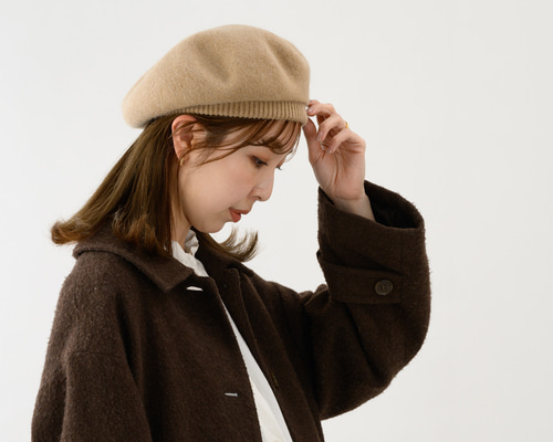 セリア Celia リブベレー 起毛ウール ベレー帽 YOKOI BERET [YO-BR019