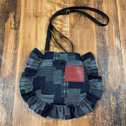 新作♪360度かわいい6面トートバッグ：デニムリメイク×いちご柄 トート