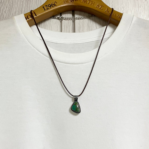 ロイストン ターコイズ トルコ石 シルバー ネックレス ペンダント