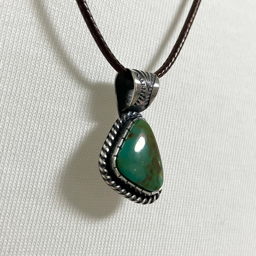 ロイストン ターコイズ トルコ石 シルバー ネックレス ペンダント