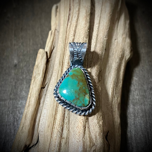 ロイストン ターコイズ トルコ石 シルバー ネックレス ペンダント