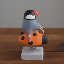 遊具のことりたち/桜文鳥 4枚目の画像