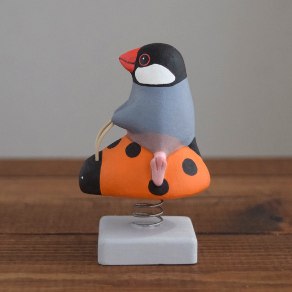 遊具のことりたち/桜文鳥 5枚目の画像