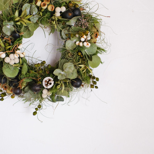 秋が深まる森】ドライフラワーリース リース 花 と 山 通販 19835766