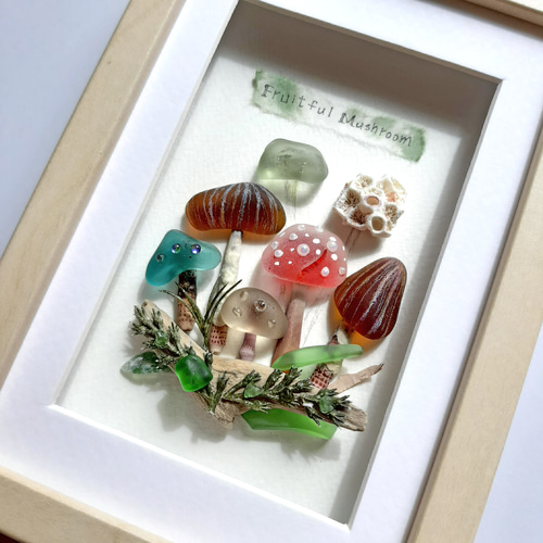 シーグラスアート Flower Moon♪ 専用です(♡ᴗ͈ˬᴗ͈) 金魚〉シーグラスアート その他アート moon 通販 19539821