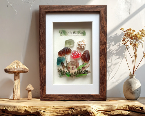 シーグラスアート☆木の実のモリモリツリー☆ b3525ae67202e7d33df57405aeb28c