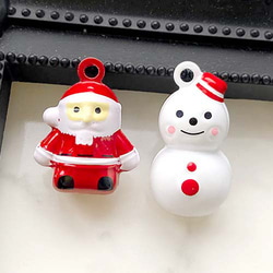 鈴 サンタ 雪だるま ゆきだるま 雪 冬 サンタさん サンタクロース