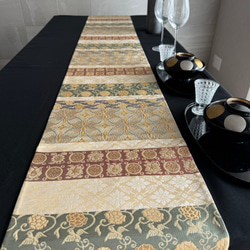 ランチョンマット(高級正絹袋帯リメイク)新品未使用 ◼︎51◼︎一点物 正絹 高級袋帯 春色 ランチョンマット4枚