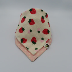 いちご（苺）・ストロベリー スタイ・よだれかけ（新生児・赤ちゃん