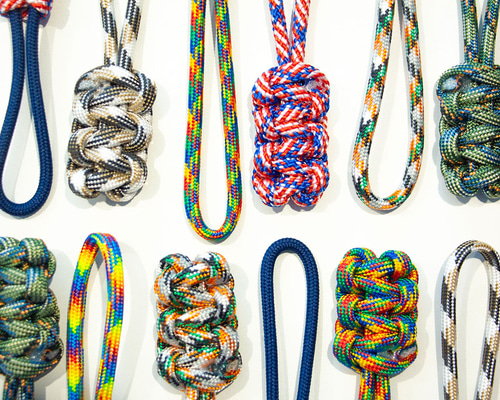 小さなパラコードジッパータブ／２タイプセット（８本） パラコード（4mm）ジッパータブペア Paracord Zipper Pair