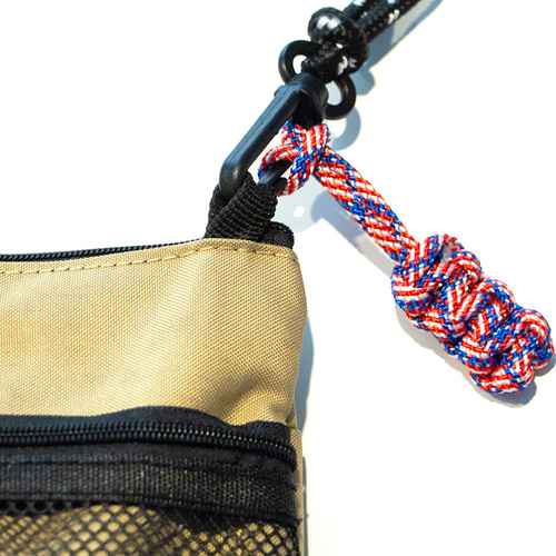 小さなパラコードジッパータブ／２タイプセット（８本） パラコード（4mm）ジッパータブペア Paracord Zipper Pair