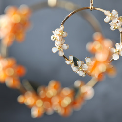 【数量限定】金木犀と銀木犀 | ピアス / イヤリング 1枚目の画像