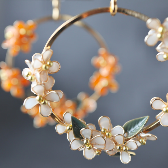 【数量限定】金木犀と銀木犀 | ピアス / イヤリング 7枚目の画像