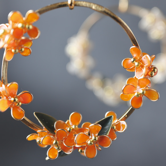 【数量限定】金木犀と銀木犀 | ピアス / イヤリング 6枚目の画像