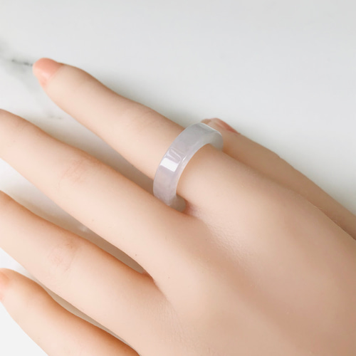 [R159-0020］ 翡翠　くりぬき　リング　ミャンマー産　13号　指輪 GS-Ring-25 天然石 くりぬきリング ミャンマー産 翡翠 13号 指輪