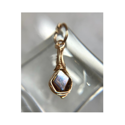 国産 雨塚山紫水晶 ペンダントトップ 14kgf＊ ネックレス