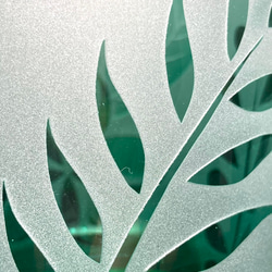 トロピカルフリーグラス　〈プルメリア 〉　エメラルドグリーン（1個） 7枚目の画像