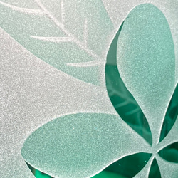 トロピカルフリーグラス　〈プルメリア 〉　エメラルドグリーン（1個） 5枚目の画像