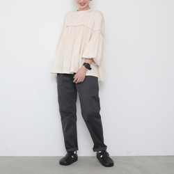 Momo pants / charcoal 2枚目の画像