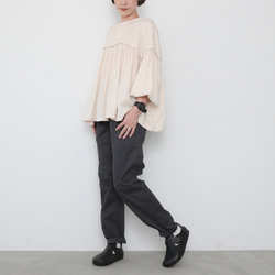 Momo pants / charcoal 3枚目の画像