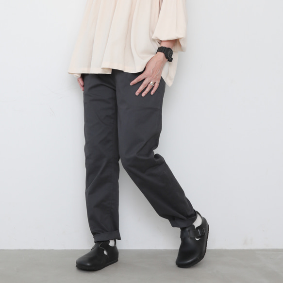 Momo pants / charcoal 10枚目の画像