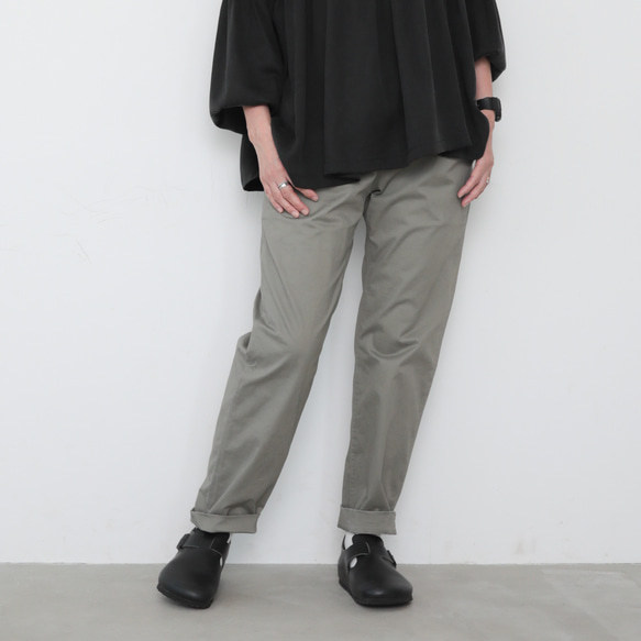Momo pants / khaki 1枚目の画像