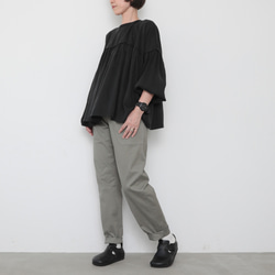 Momo pants / khaki 4枚目の画像